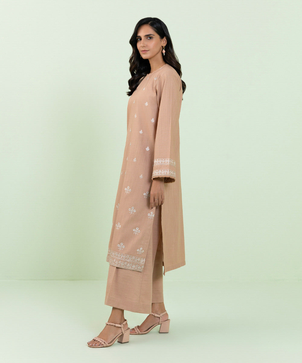 Sapphire - Embroidered Khaddar Shirt