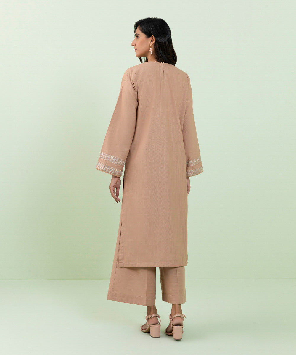 Sapphire - Embroidered Khaddar Shirt