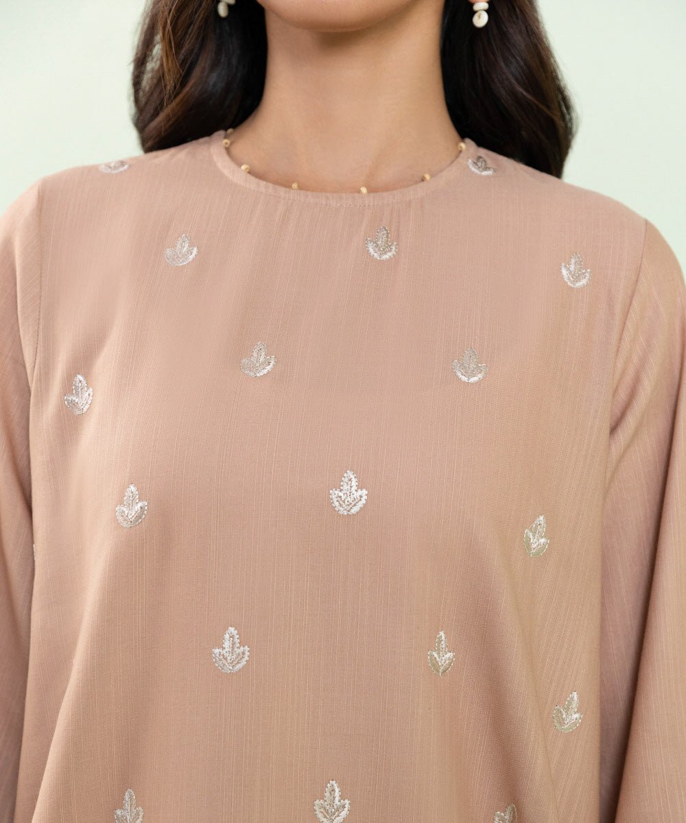 Sapphire - Embroidered Khaddar Shirt