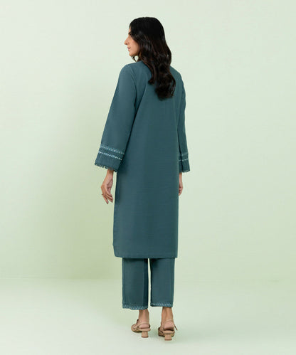 Sapphire - Embroidered Khaddar Shirt