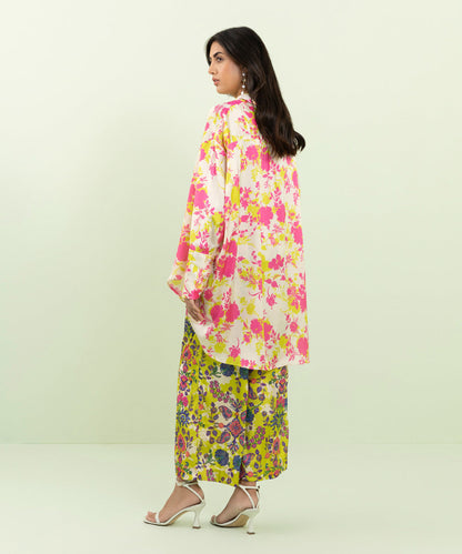 Sapphire - 2 Piece - Printed Silk Suit