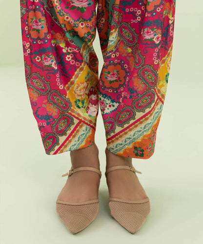 Sapphire - 2 Piece - Printed Silk Suit