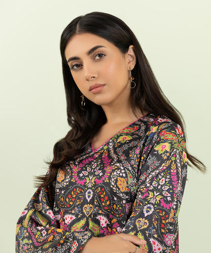 Sapphire - 2 Piece - Printed Silk Suit