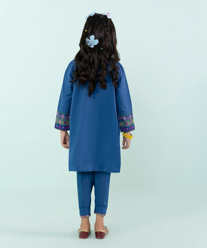Sapphire - 2 Piece - Embroidered Karandi Suit