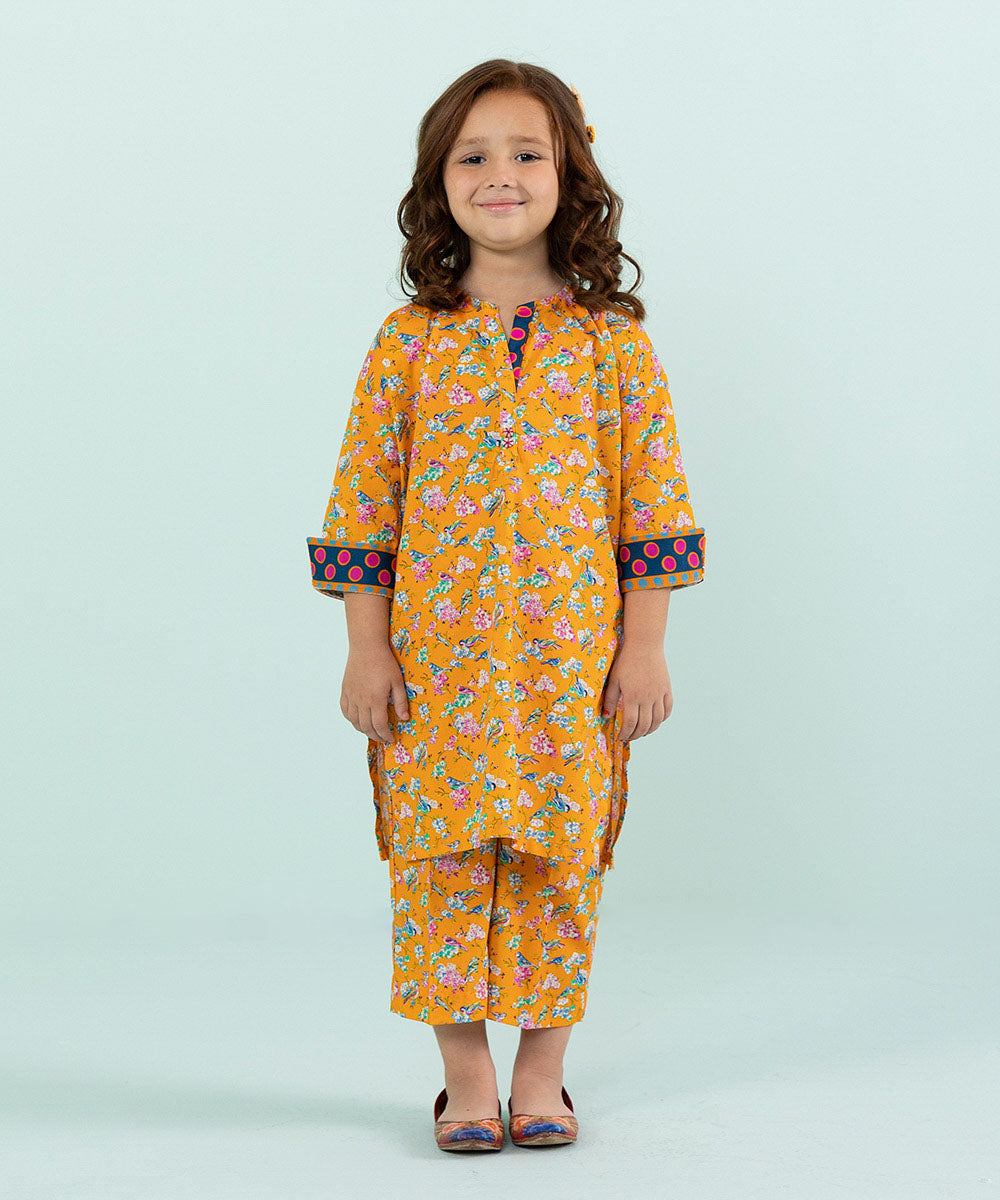 Sapphire - 2 Piece - Printed Cambric Suit