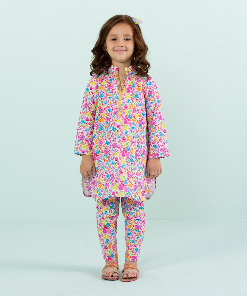 Sapphire - 2 Piece - Printed Khaddar Suit