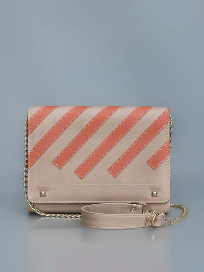 Limelight - Striped Clutch