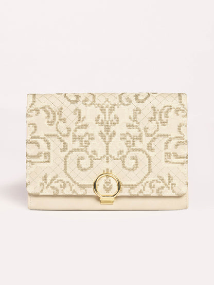 Limelight - Embroidered Clutch Bag