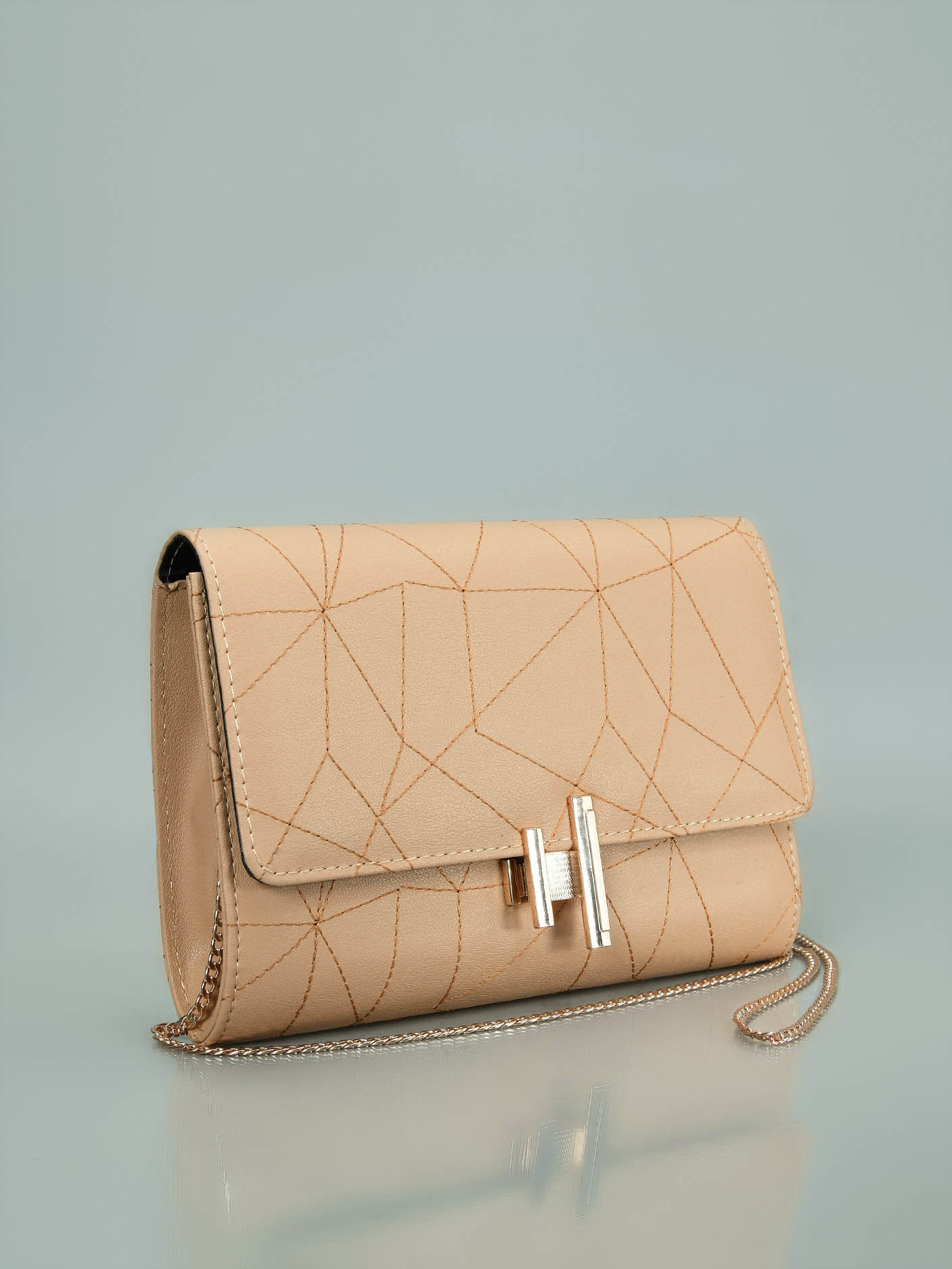 Limelight - Stitch Patterned Clutch