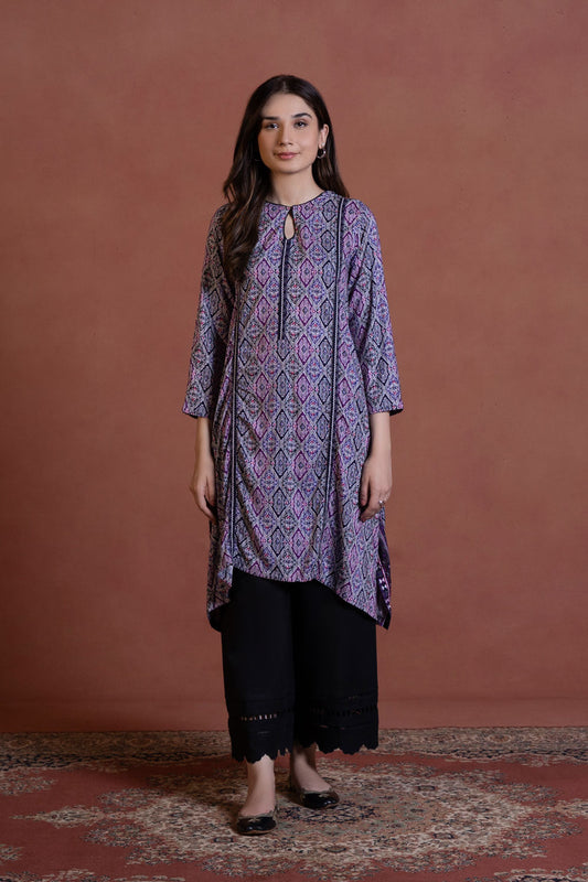 Printed Viscose Linen Shirt