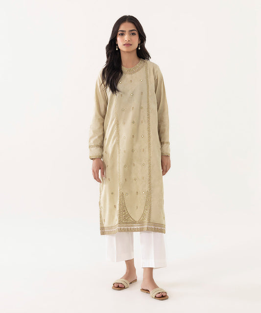 Sapphire - Embroidered Jacquard Shirt