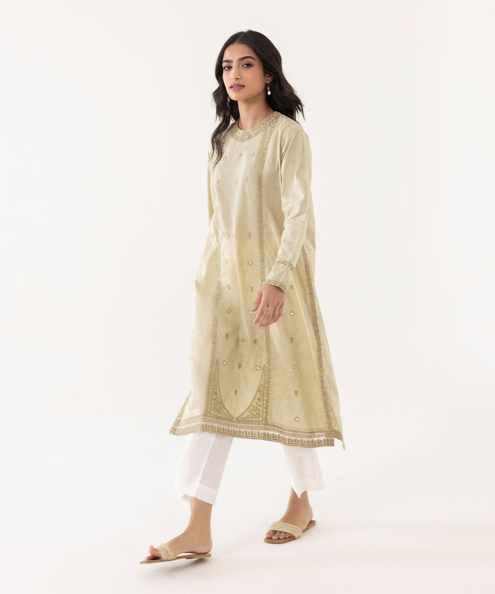 Sapphire - Embroidered Jacquard Shirt