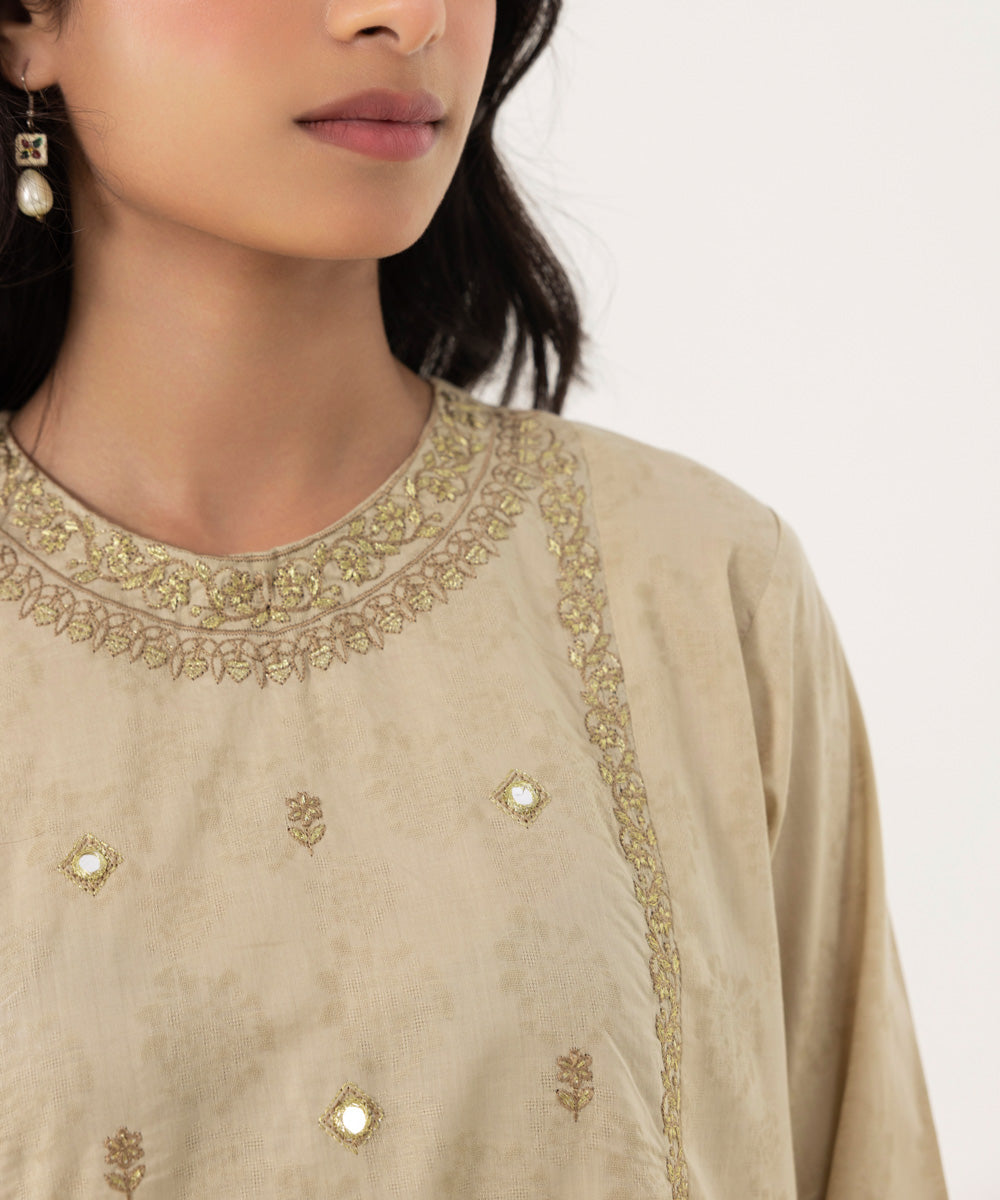 Sapphire - Embroidered Jacquard Shirt