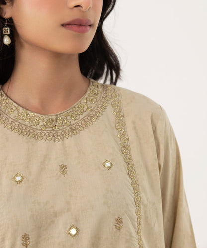 Sapphire - Embroidered Jacquard Shirt