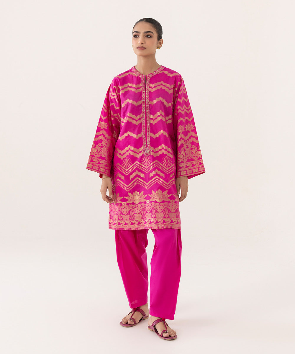 Sapphire - 2 Piece - Embroidered Jacquard Suit