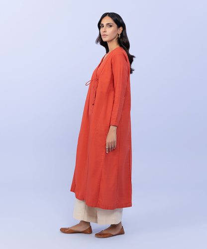Sapphire - Solid Zari Khaddar Shirt