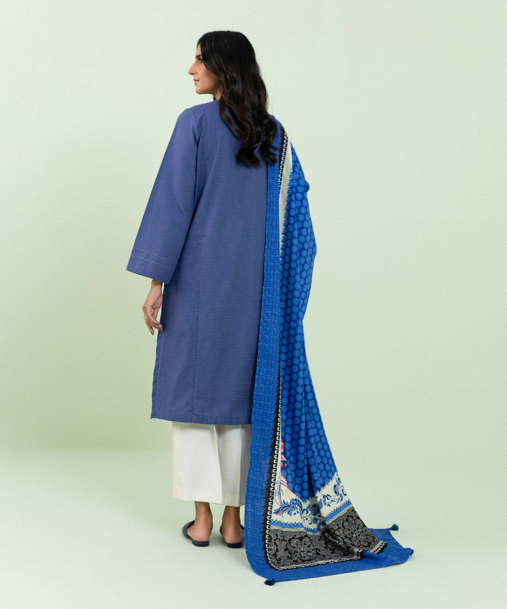 Sapphire - 2 Piece - Solid Zari Khaddar Suit