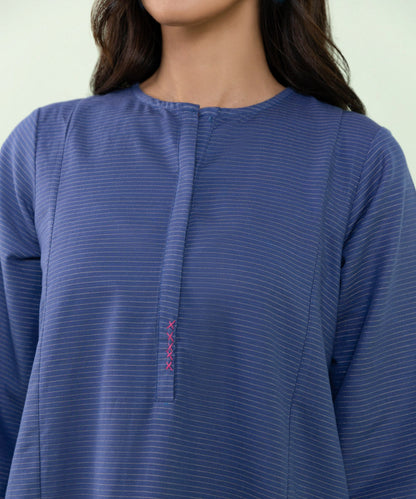 Sapphire - 2 Piece - Solid Zari Khaddar Suit