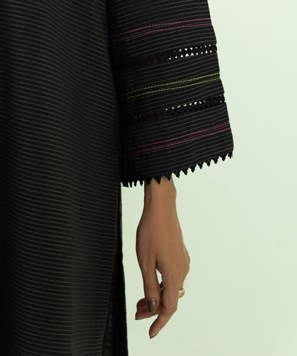 Sapphire - Solid Zari Khaddar Shirt