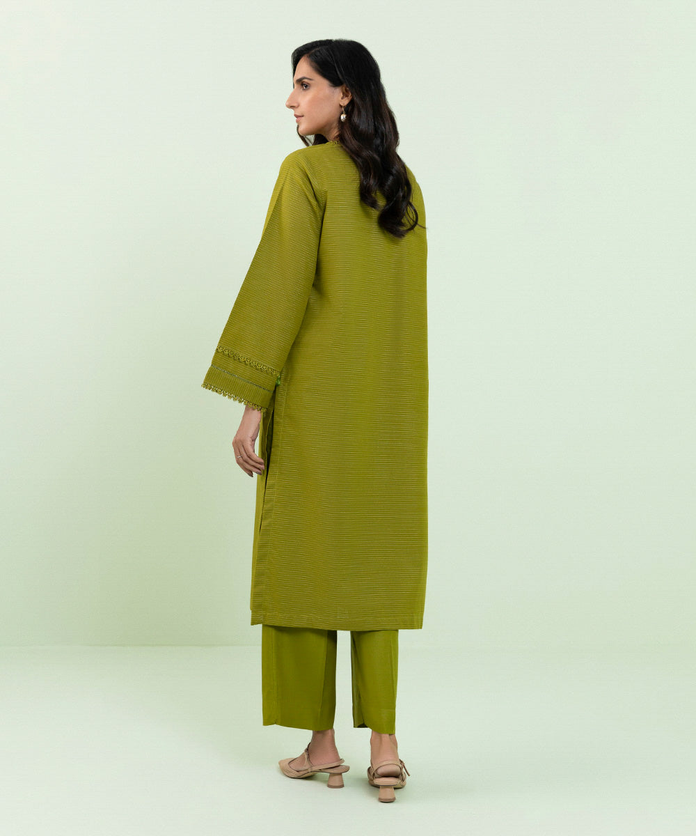 Sapphire - Solid Zari Khaddar Shirt