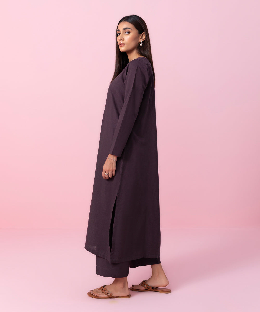 Sapphire - Solid Cotton Shirt