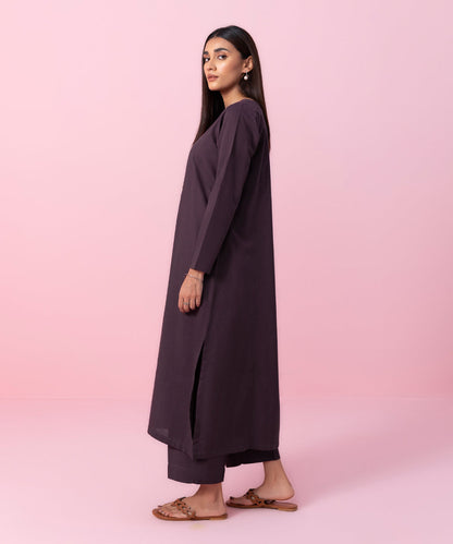 Sapphire - Solid Cotton Shirt