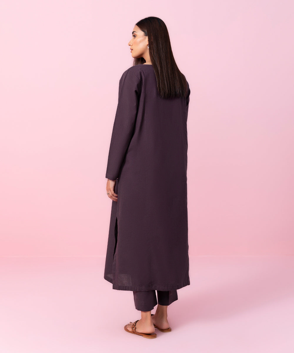 Sapphire - Solid Cotton Shirt