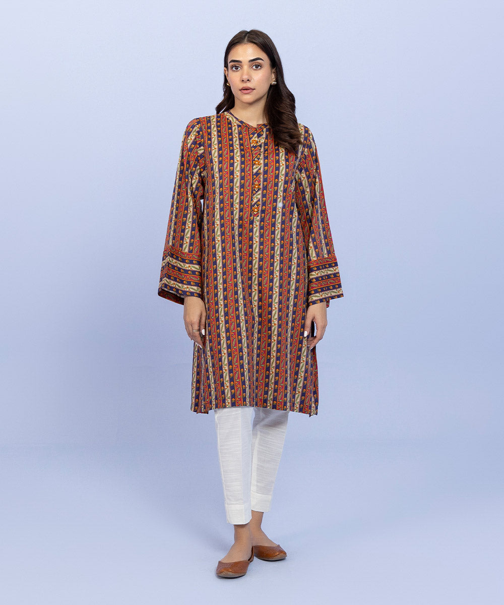 Sapphire - Printed Cotton Viscose Shirt