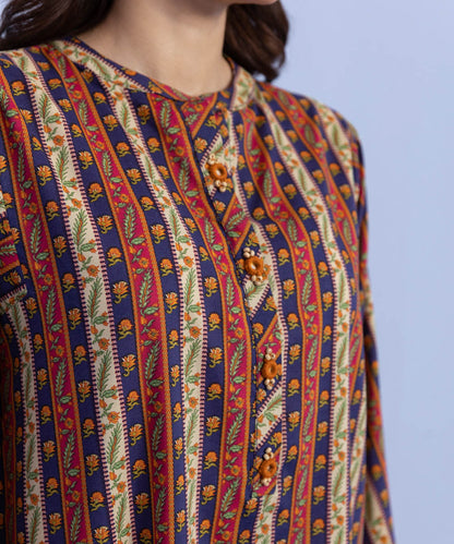 Sapphire - Printed Cotton Viscose Shirt