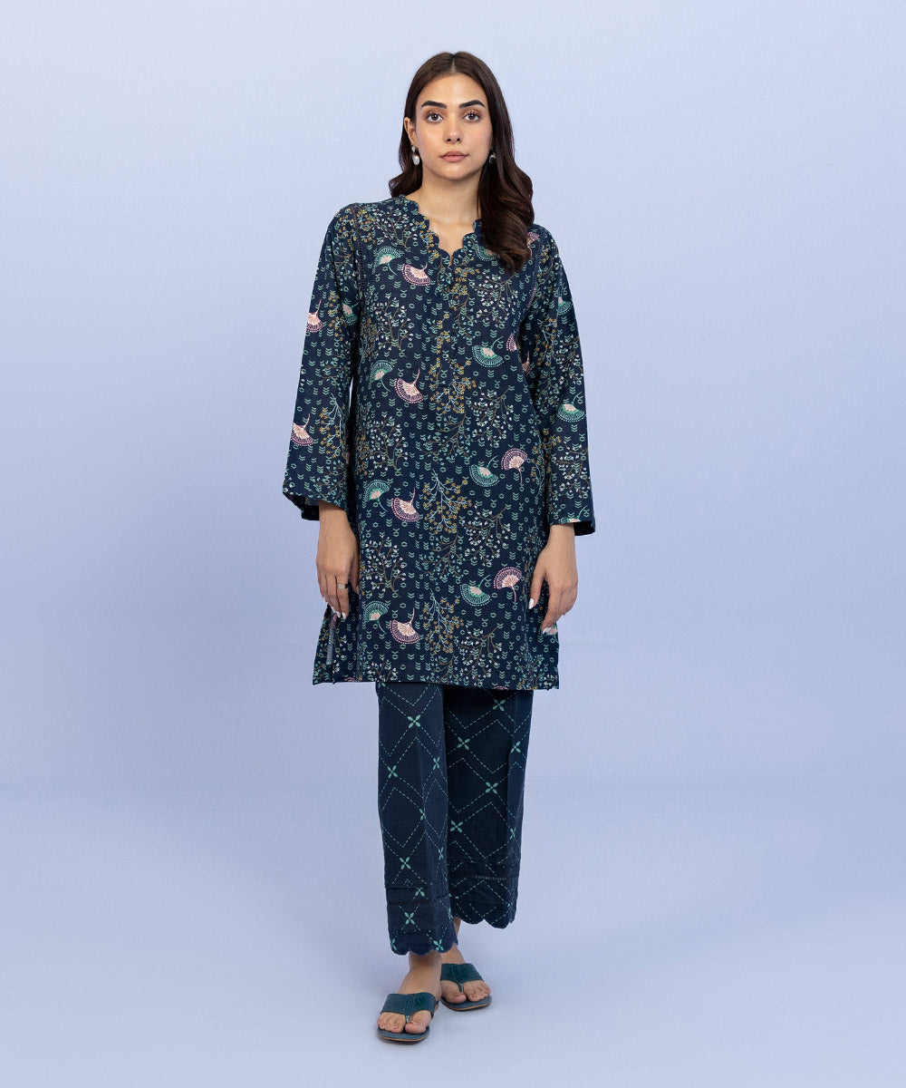 Sapphire - Printed Khaddar Shirt