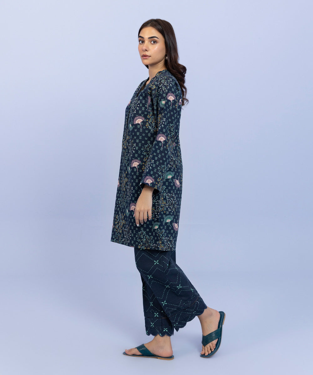 Sapphire - Printed Khaddar Shirt