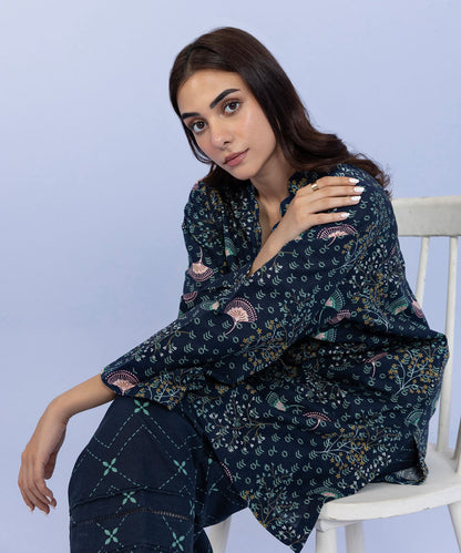 Sapphire - Printed Khaddar Shirt