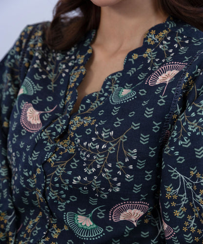 Sapphire - Printed Khaddar Shirt