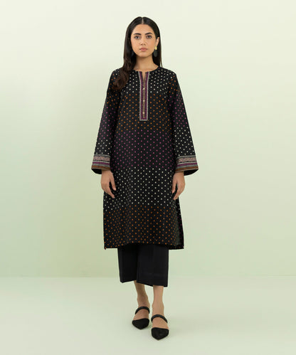 Sapphire - Printed Khaddar Shirt