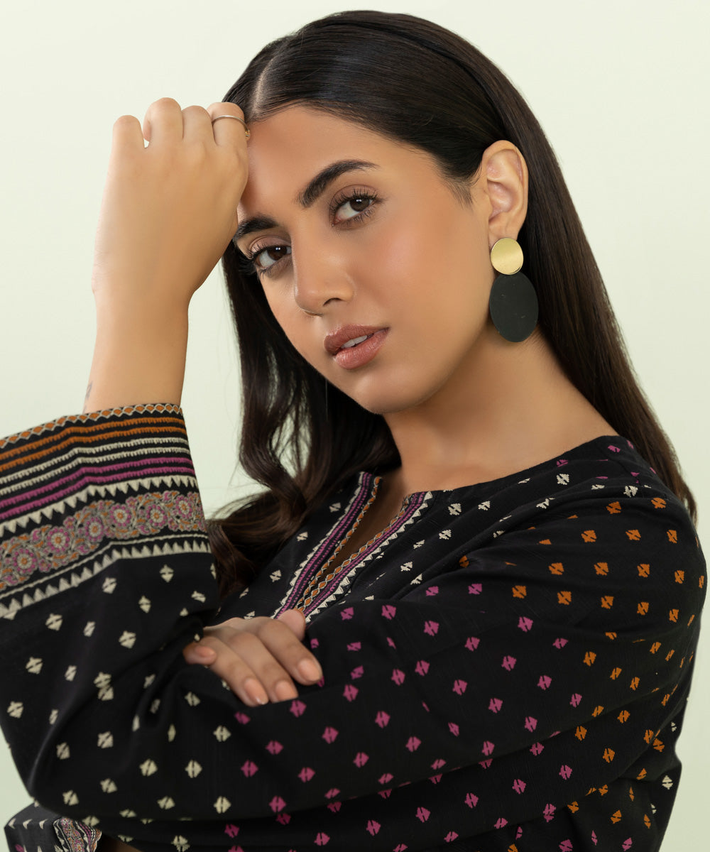 Sapphire - Printed Khaddar Shirt