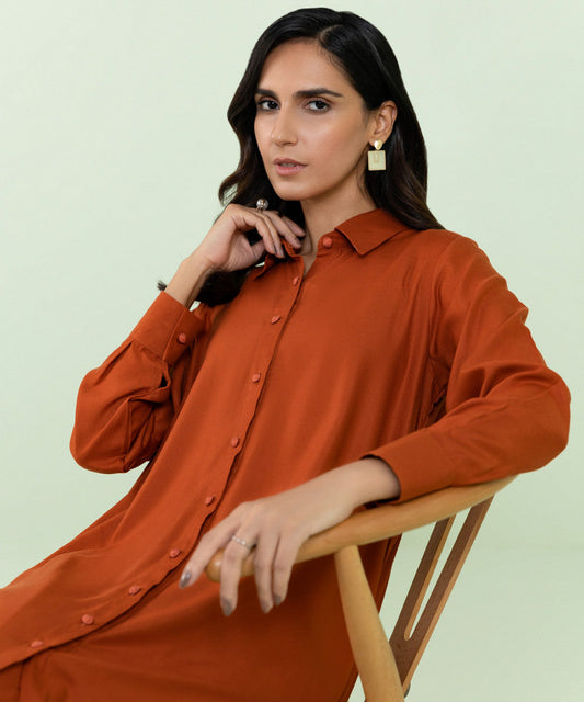 Sapphire - Solid Cottel Shirt