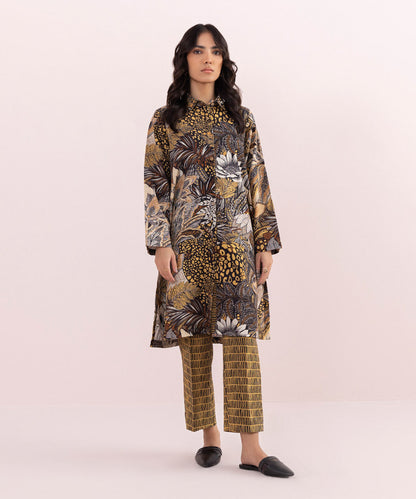 Sapphire - Printed Khaddar Shirt