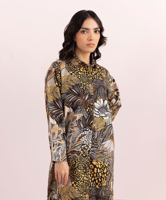 Sapphire - Printed Khaddar Shirt