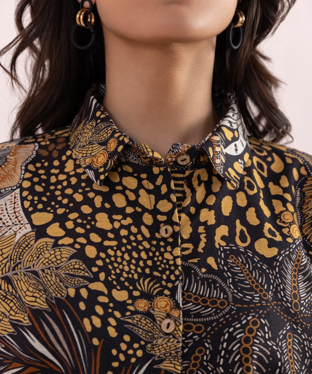 Sapphire - Printed Khaddar Shirt