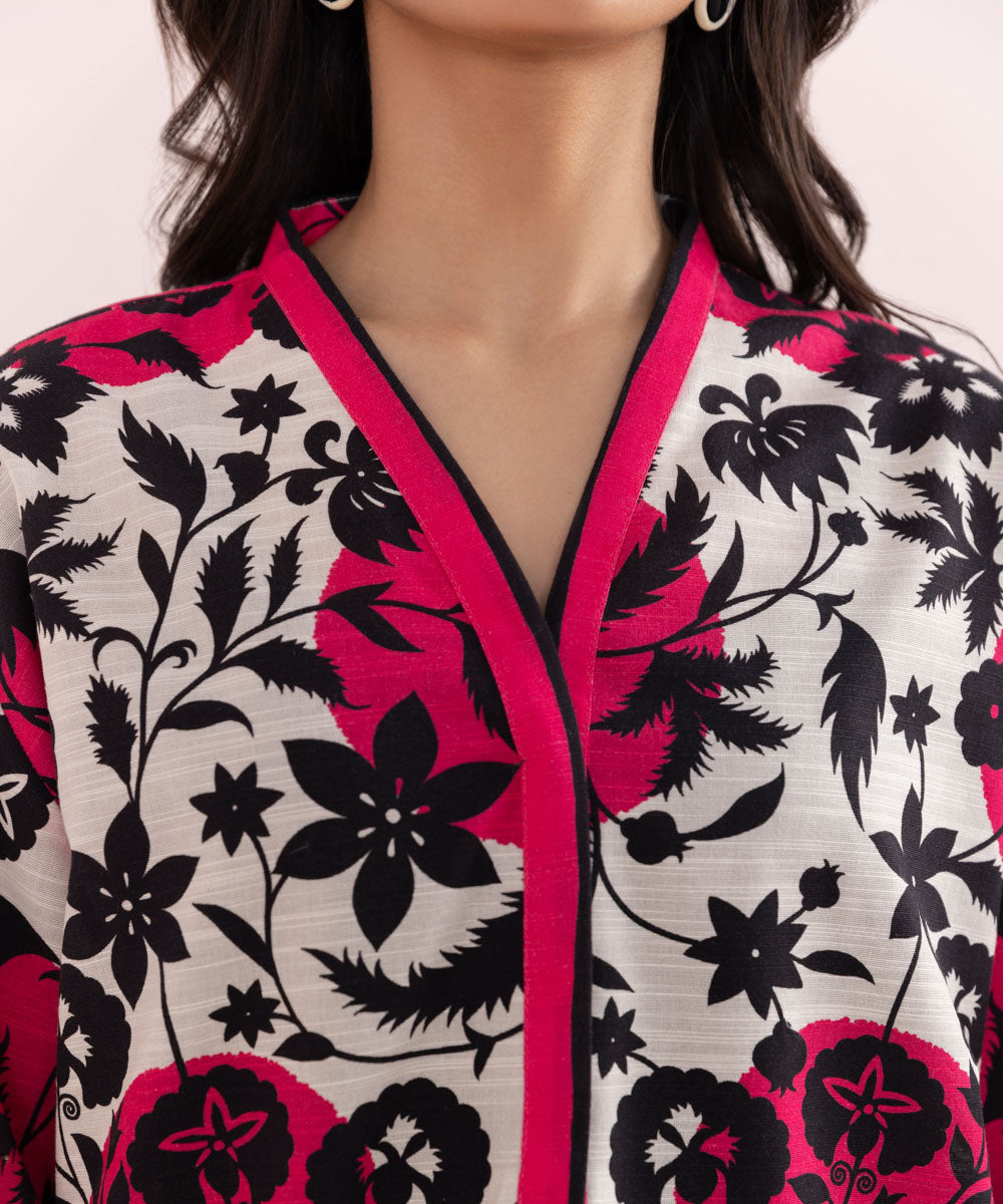 Sapphire - Printed Khaddar Shirt