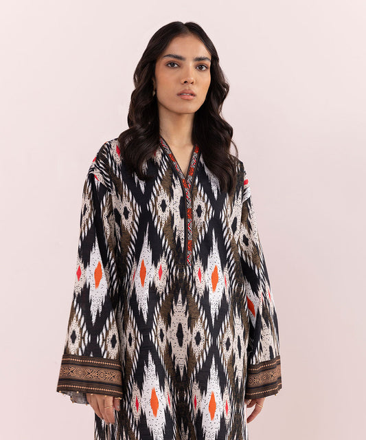 Sapphire - Printed Khaddar Shirt