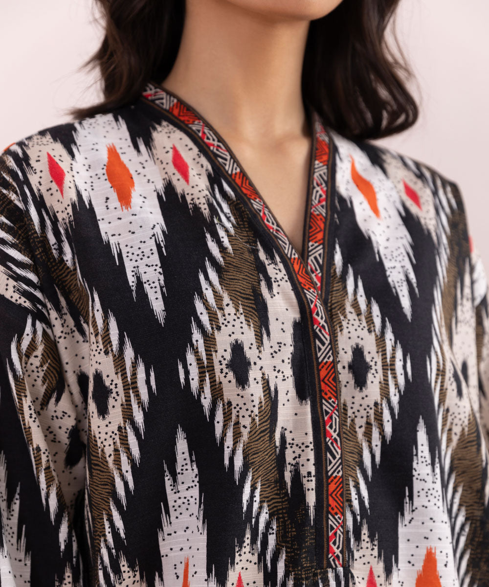 Sapphire - Printed Khaddar Shirt