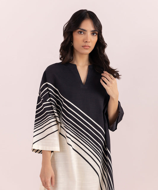 Sapphire - Printed Khaddar Shirt