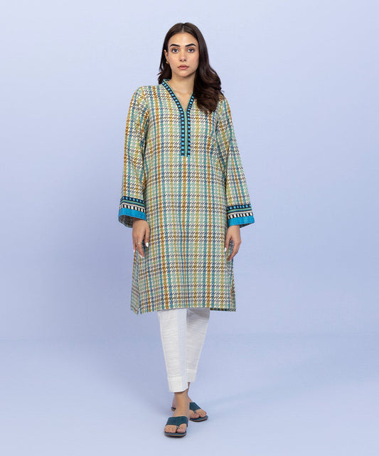 Sapphire - Printed Khaddar Shirt