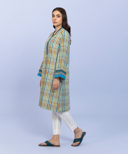 Sapphire - Printed Khaddar Shirt