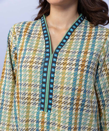 Sapphire - Printed Khaddar Shirt