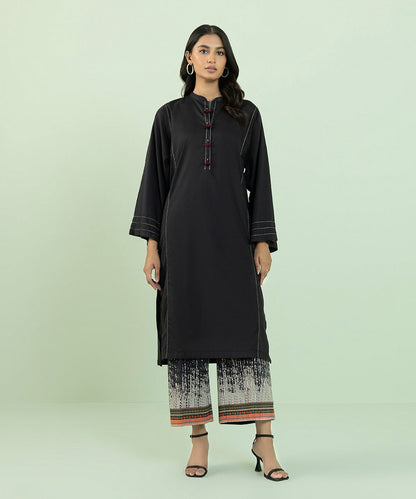 Sapphire - Solid Cotton Viscose Shirt