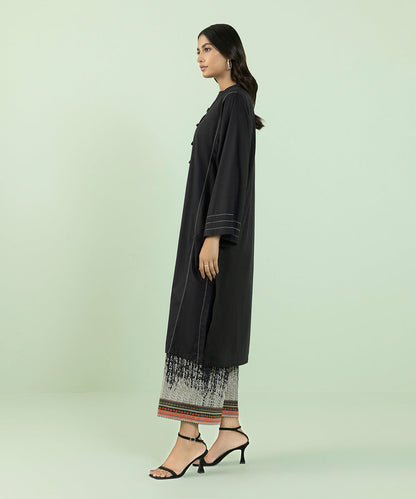 Sapphire - Solid Cotton Viscose Shirt