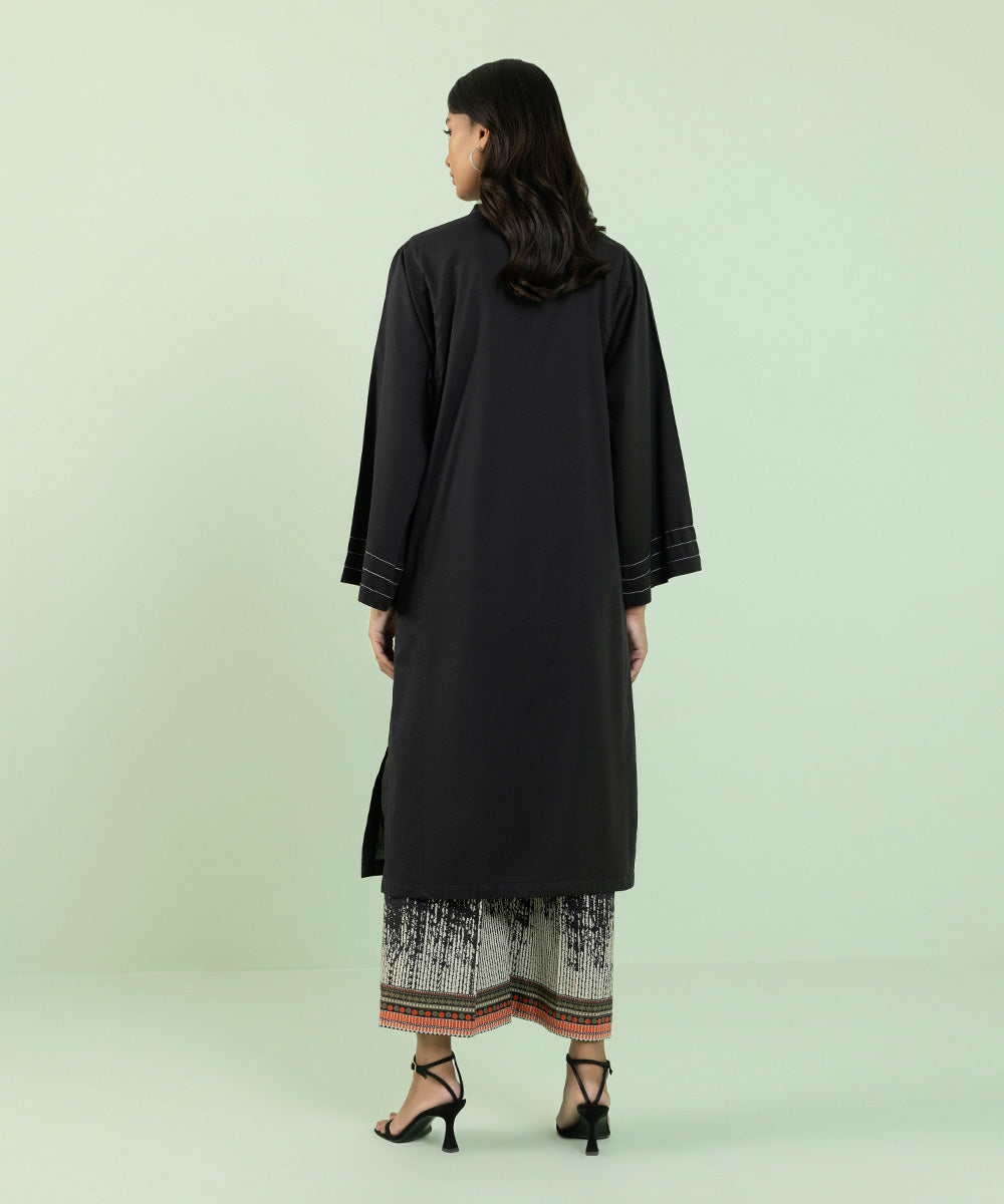 Sapphire - Solid Cotton Viscose Shirt