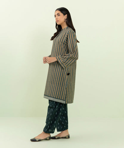 Sapphire - Printed Khaddar Shirt